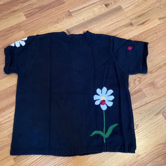 Quacker factory size, extra large, button-down, short, sleeved cardigan - Picture 4 of 6